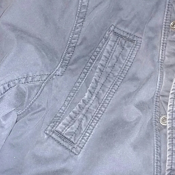 Hollister Military Style Blue Coat Size L - Picture 4 of 8